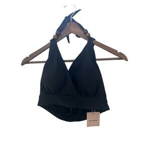 Bloomchic Black Halter Bikini Top Size US 10 / UK 14 / EU 40 – New